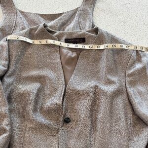 Anne Klein 14/16 Dress and Jacket Sheath, Mother of the Bride Luxury Orig. Tags
